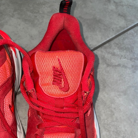 NIKE WMNS M2K Tekno Red Crimson  Suede Mesh Sneaker Size US 7.5 - Picture 9 of 11